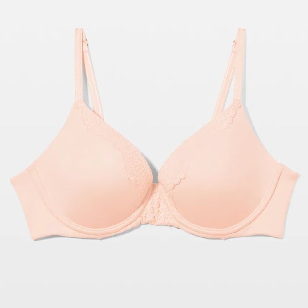 42F SOMA Embraceable Perfect Coverage Bra Crochet Lace 42DDD